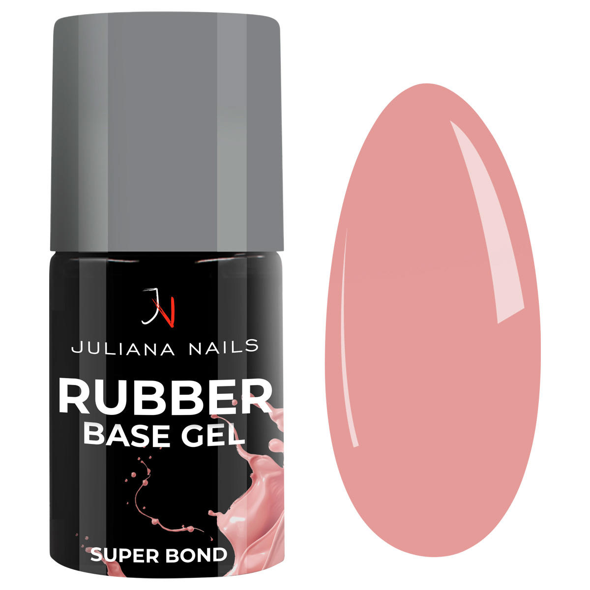 Juliana Nails Vernis à ongles en gel - Rubber Base Gel - Blush 6 ml - 1