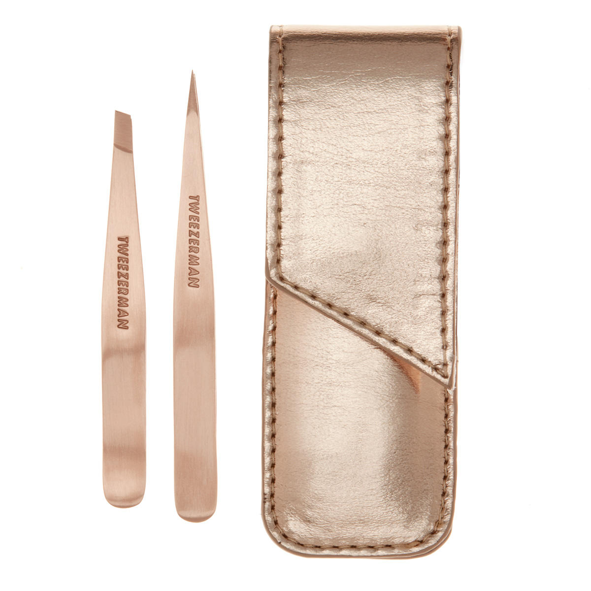 TWEEZERMAN Petite Tweez Set Rose Gold  - 1