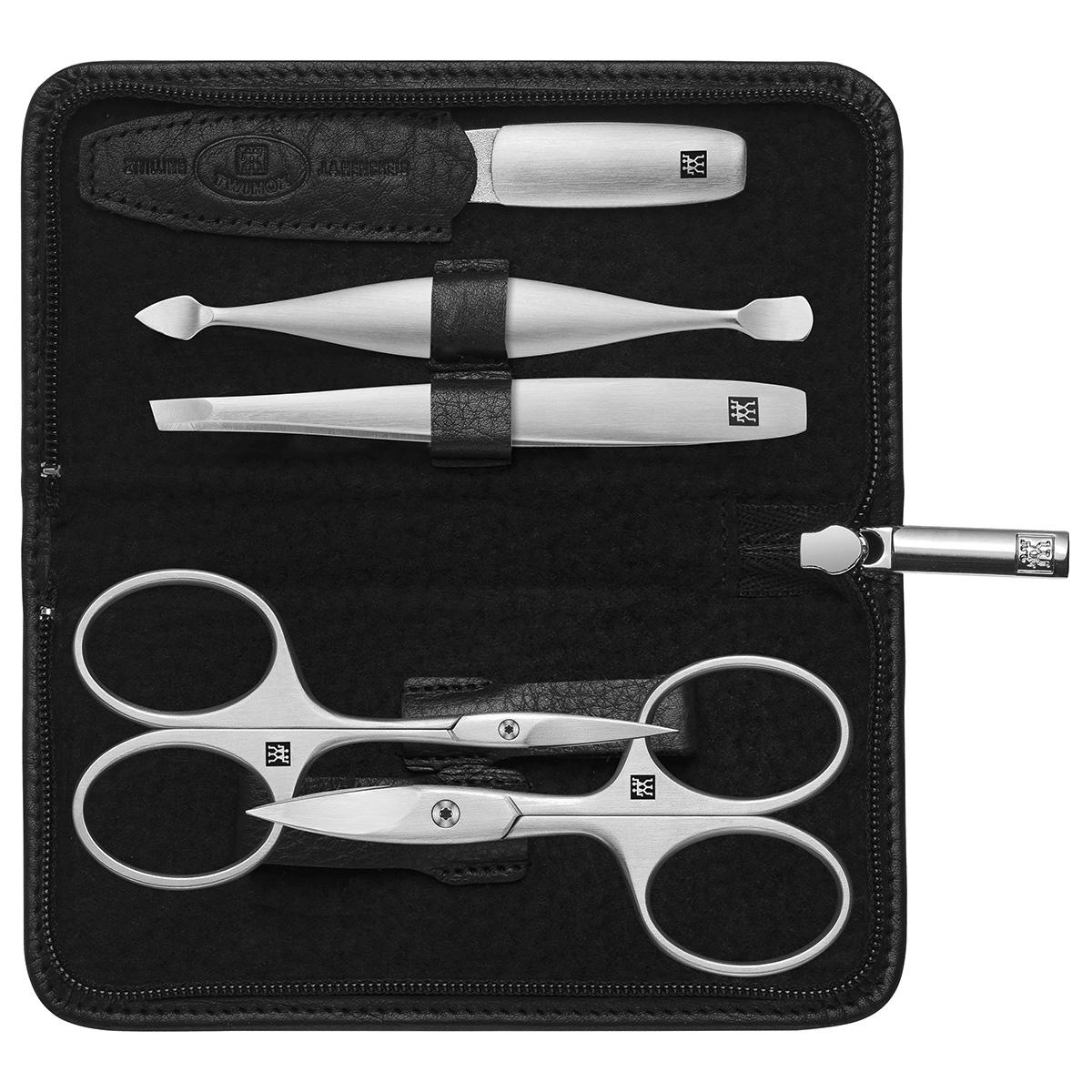 ZWILLING Estuche de manicura premium de 5 piezas en negro  - 1