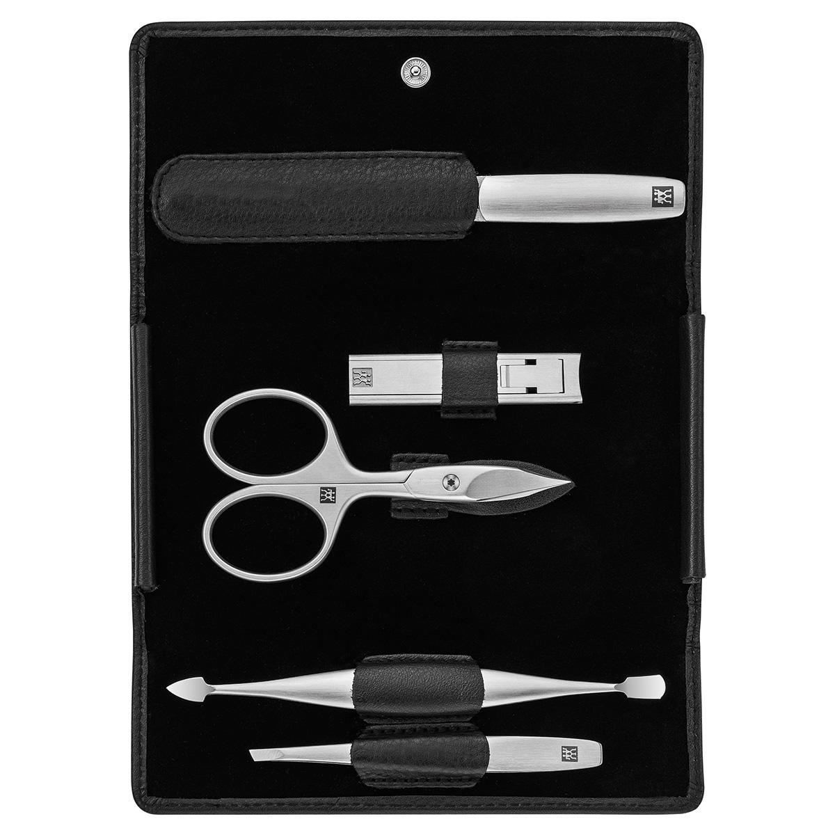 ZWILLING Estuche de manicura premium de 5 piezas en negro  - 1