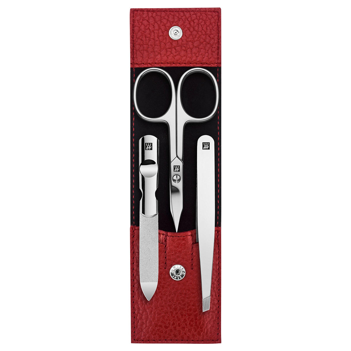 ZWILLING Estuche de manicura clásico 3 piezas en rojo  - 1