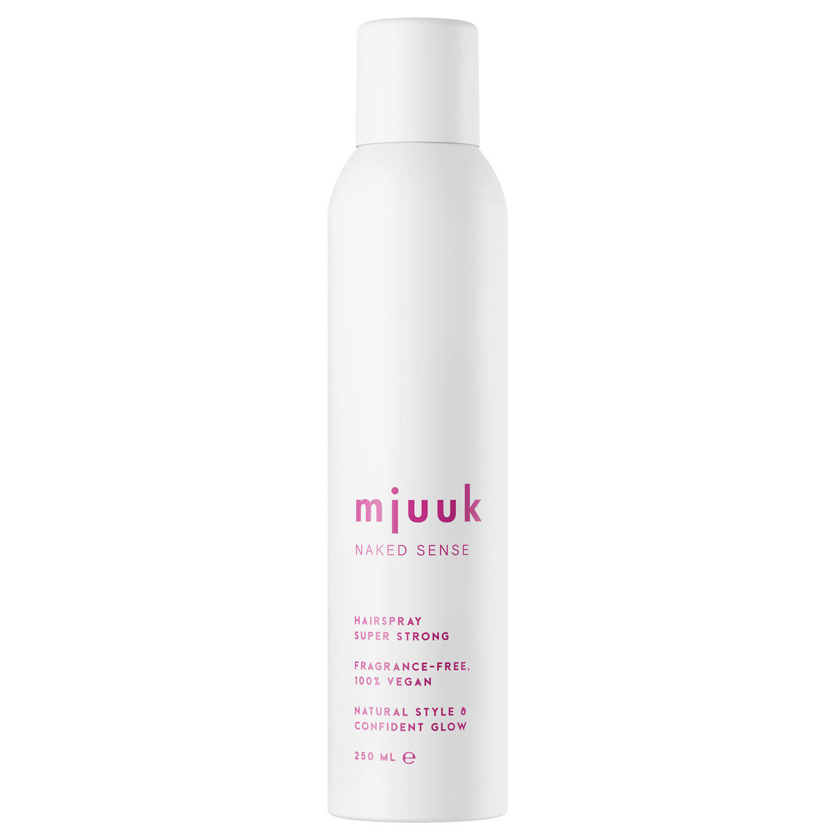 Mjuuk Naked Sense Hairspray super strong 250 ml - 1