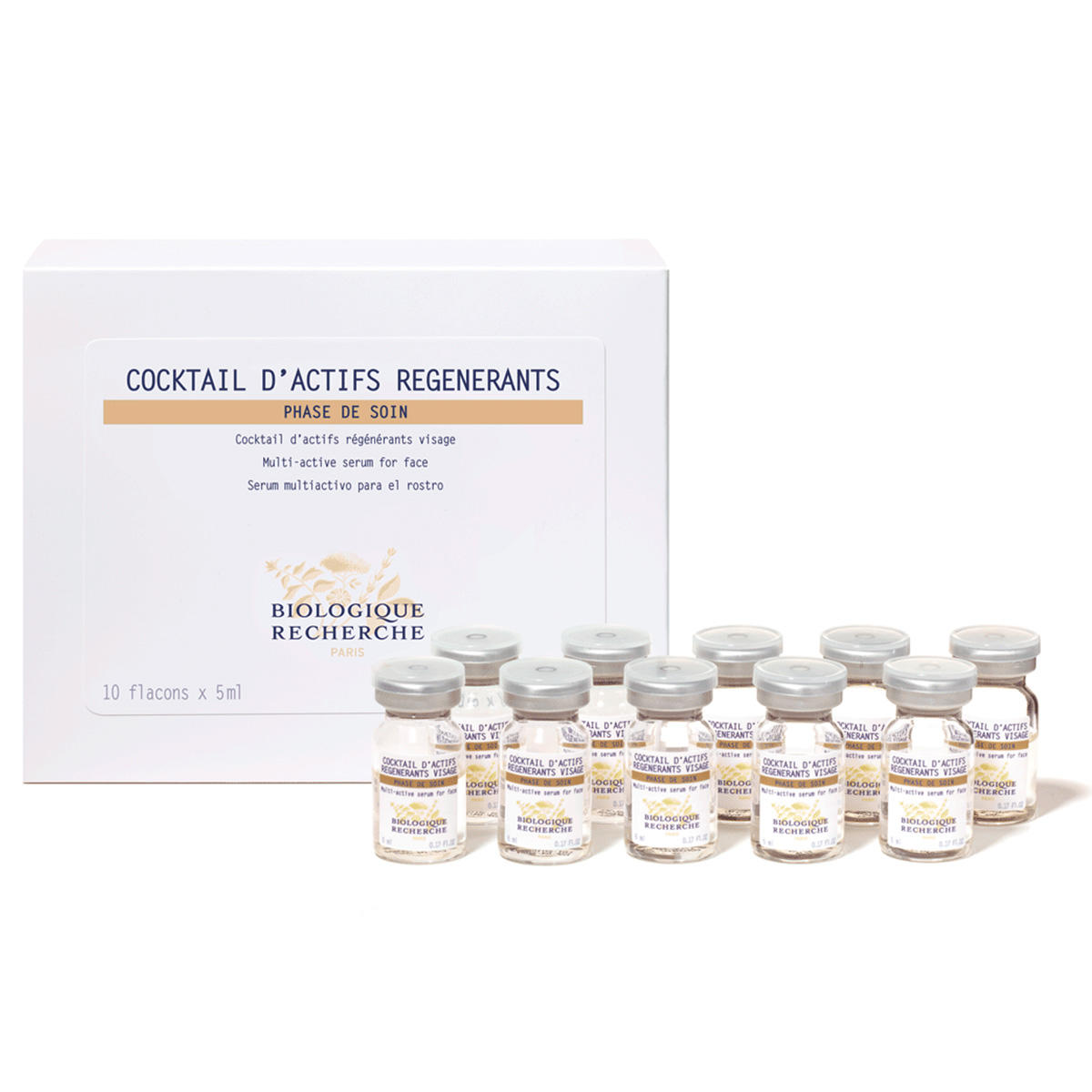 Biologique Recherche Cocktail d’Actifs Régénérants 10 x 5 ml - 1