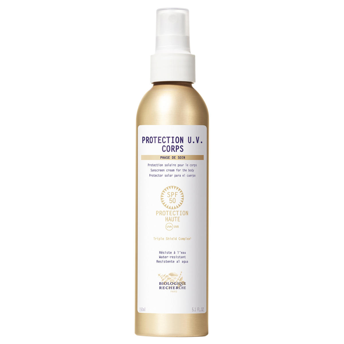 Biologique Recherche Protection U.V. Corps SPF 50 150 ml - 1