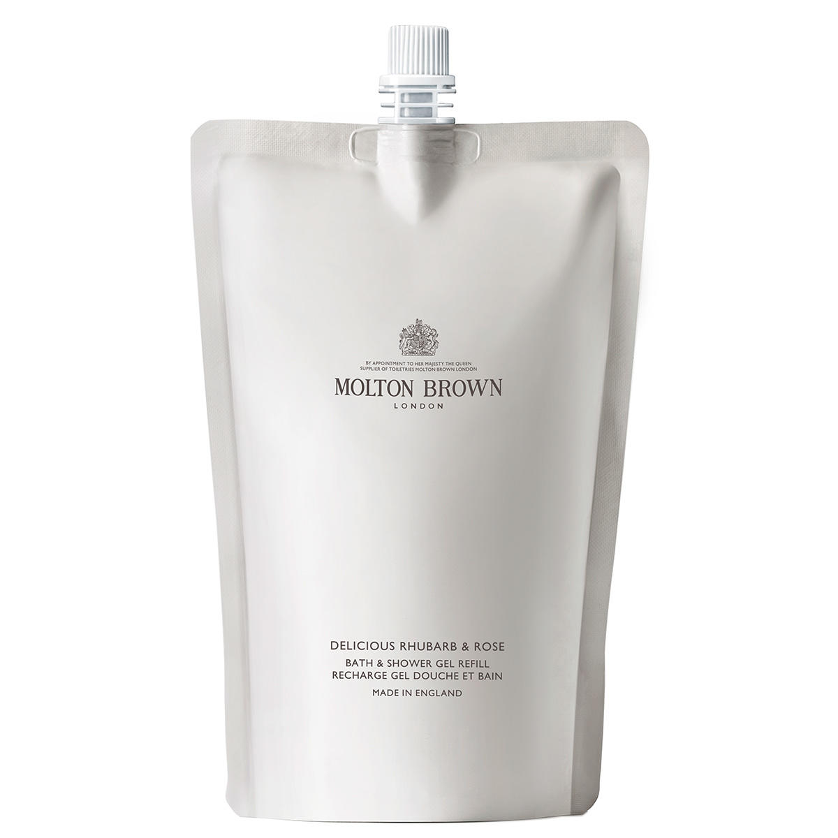 MOLTON BROWN Delicious Rhubarb & Rose Recharge de gel douche et de bain 400 ml - 1