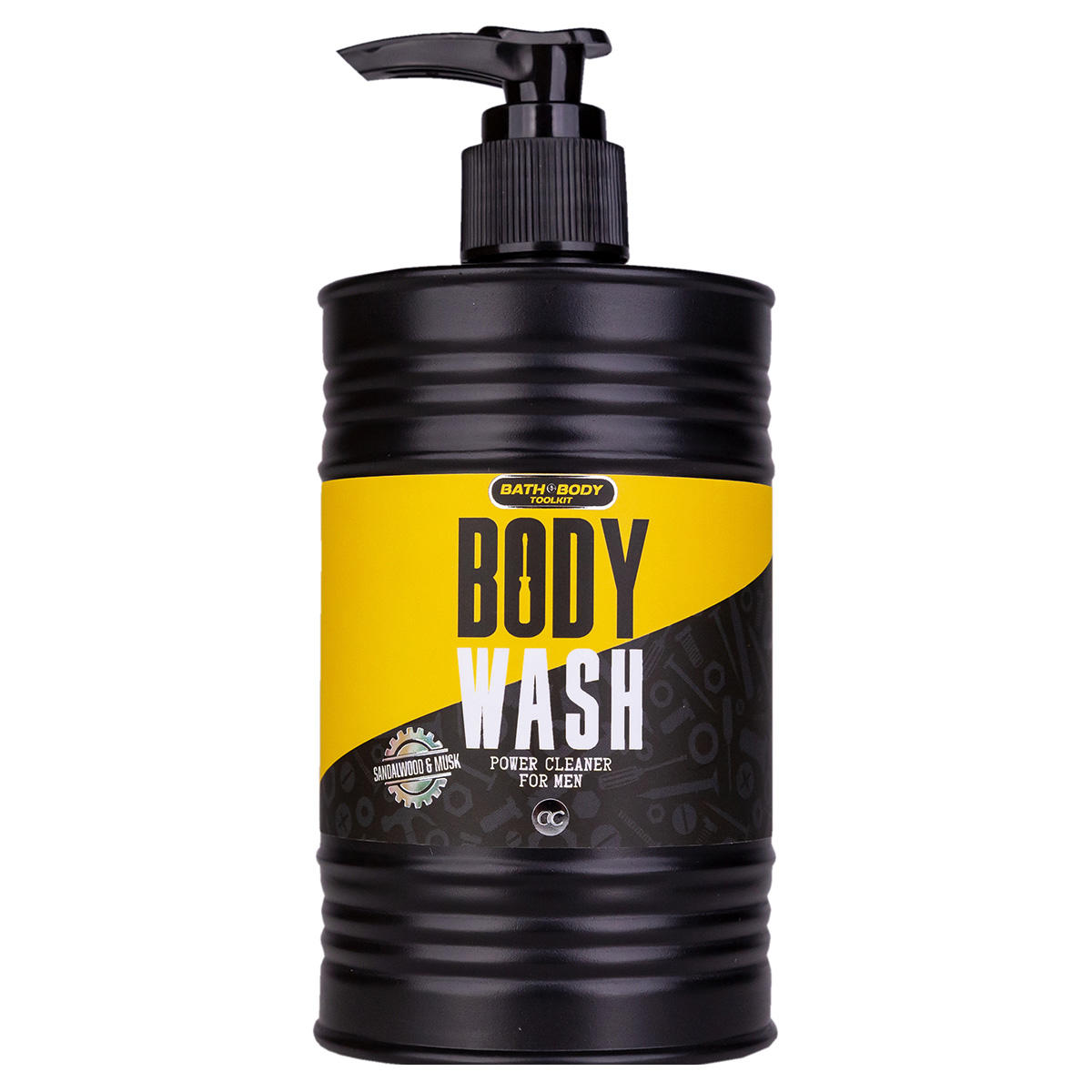 accentra BATH & BODY TOOLS Body Wash BATH + BODY TOOLKIT dans un distributeur à pompe en forme de baril d'huile 400 ml - 1