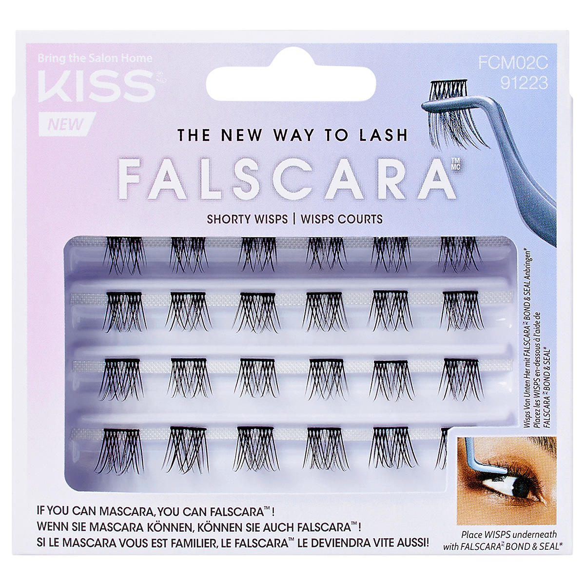 KISS Falscara Eyelash Wisp Multi Shorty  - 1