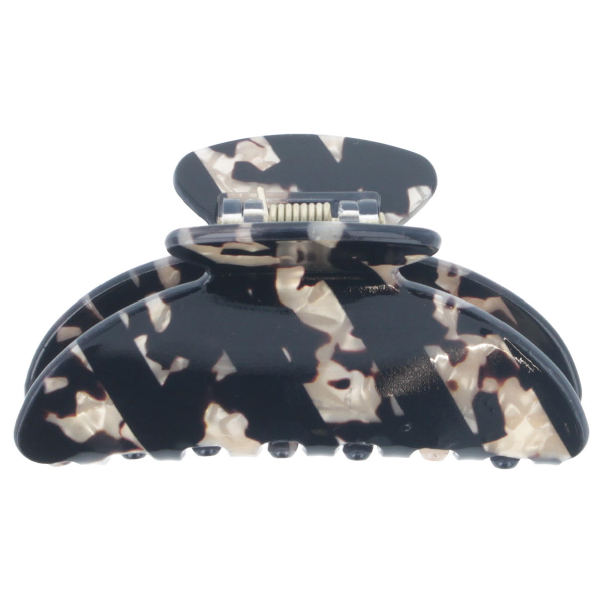 Solida Haarklammern 10 Stück – 2 Cm Durchmesser, Schwarz, Für Frauen & Mädchen