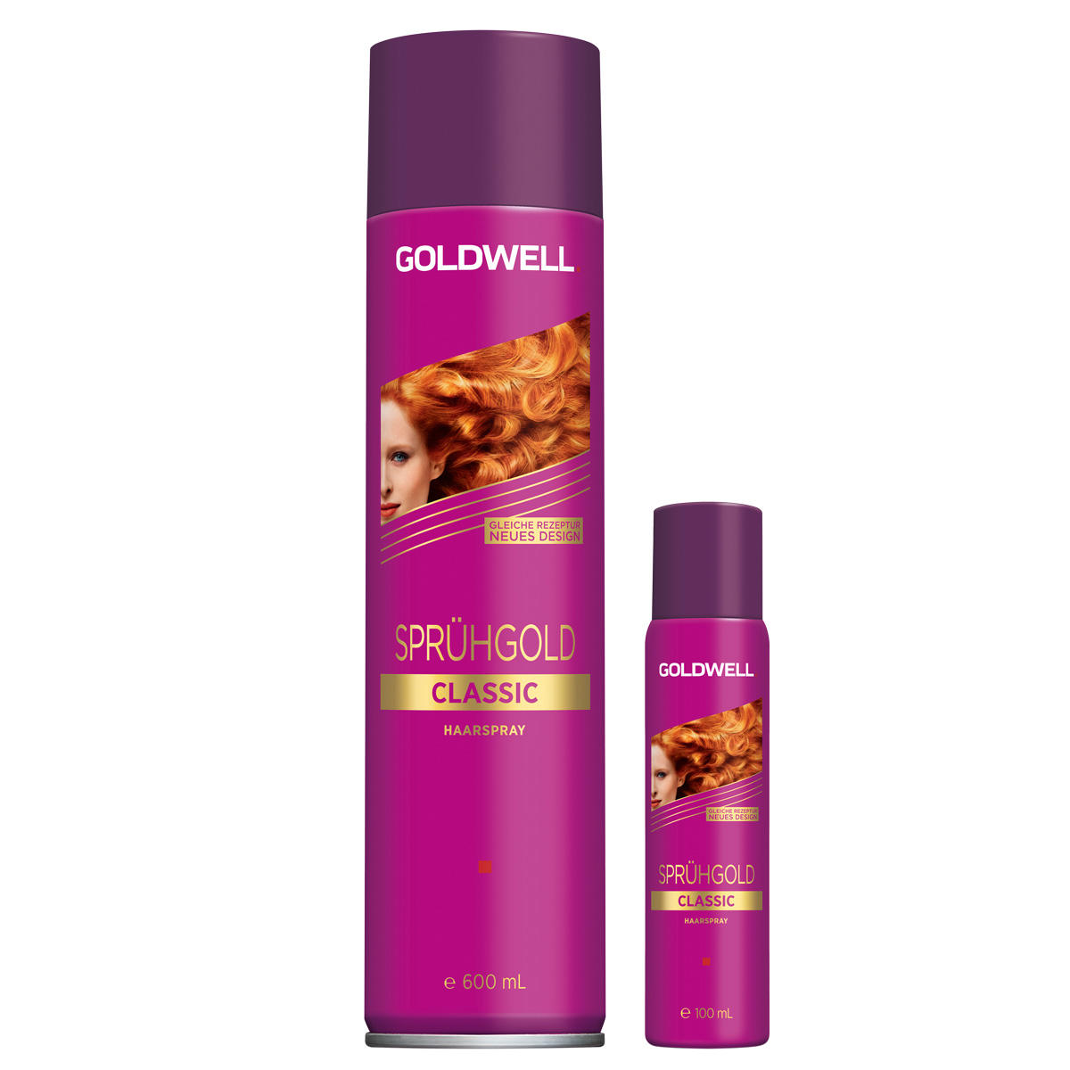 Goldwell Sprühgold Classic Haarspray Set (600ml + 100ml) mittlerer Halt 700 ml - 1