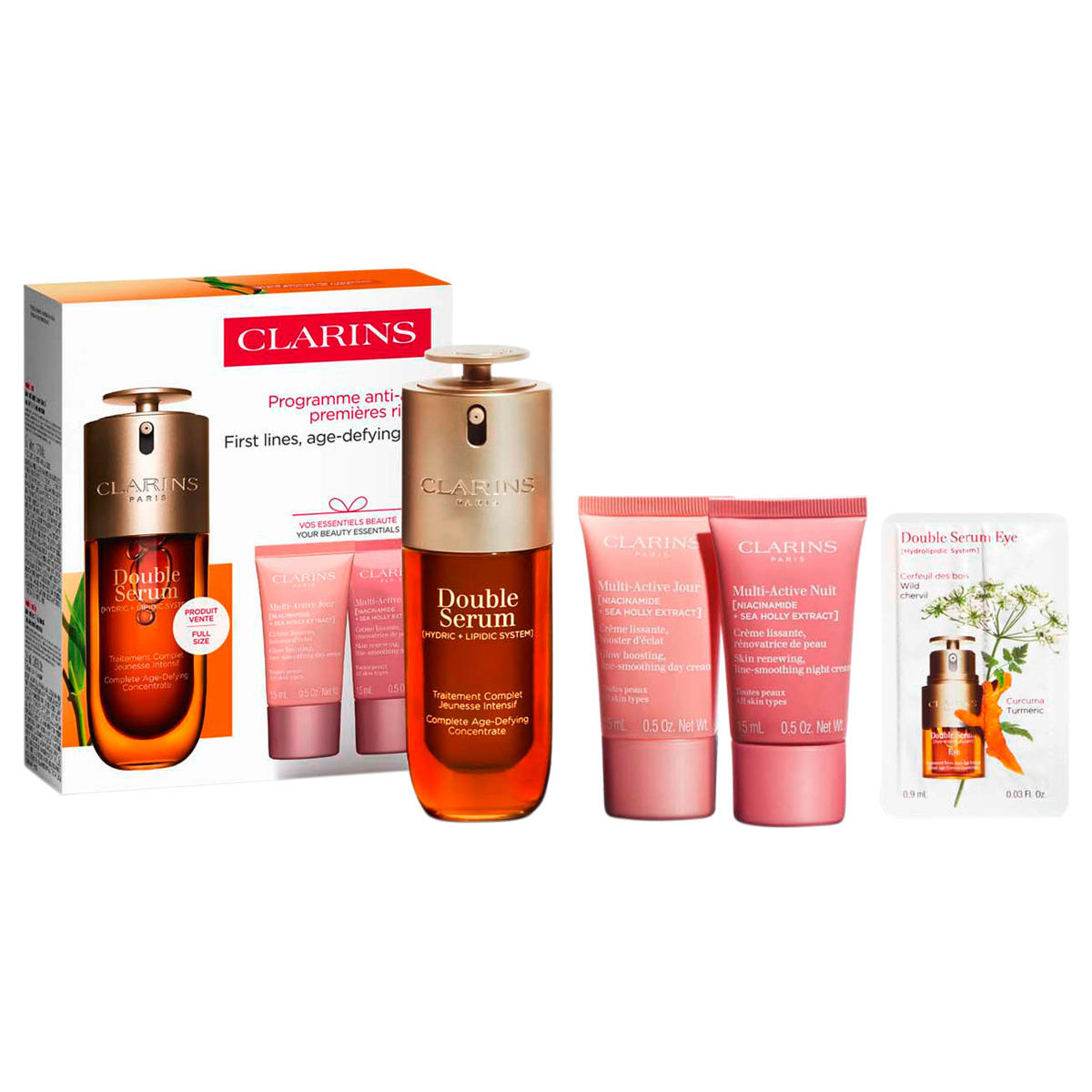 CLARINS Double Serum & Multi-Active Set  - 1