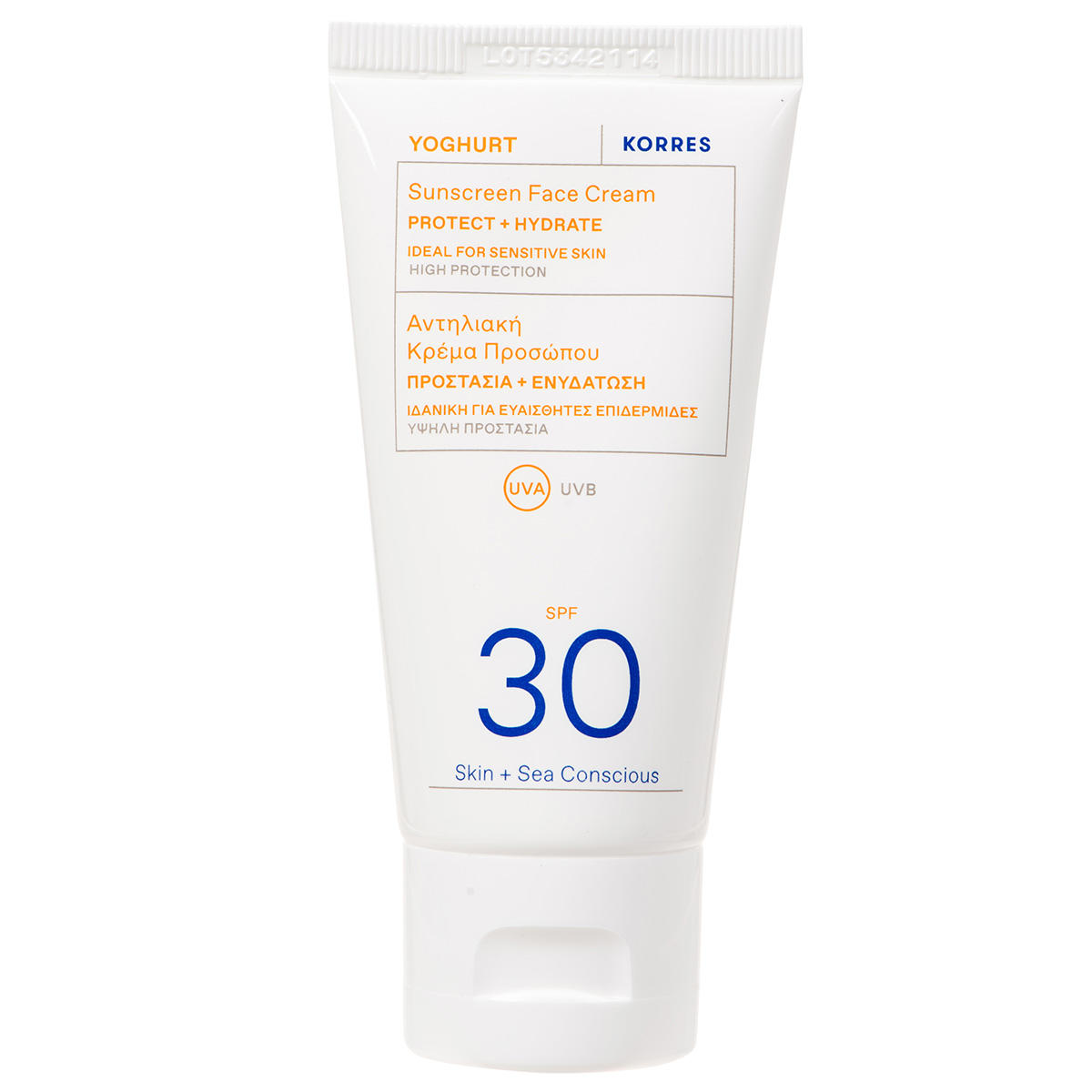 KORRES Yoghurt Sunscreen Face Cream SPF 30 50 ml - 1