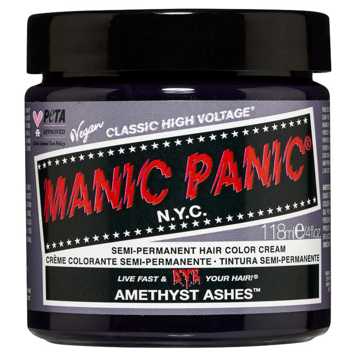 Manic Panic High Voltage Classic Amethyst Ashes 118 ml - 1