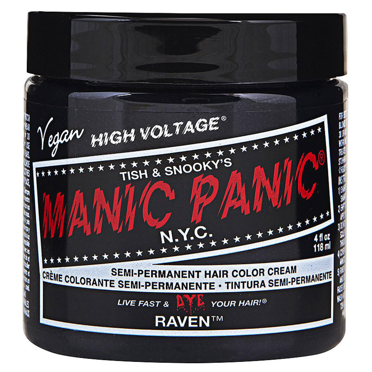 Manic Panic Classic High Voltage Raven 118 ml - 1