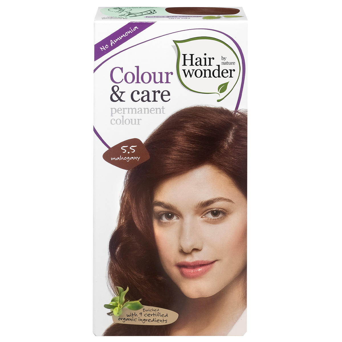Hairwonder Colour & Care permanent colour 5.5 mahogany 100 ml - 1