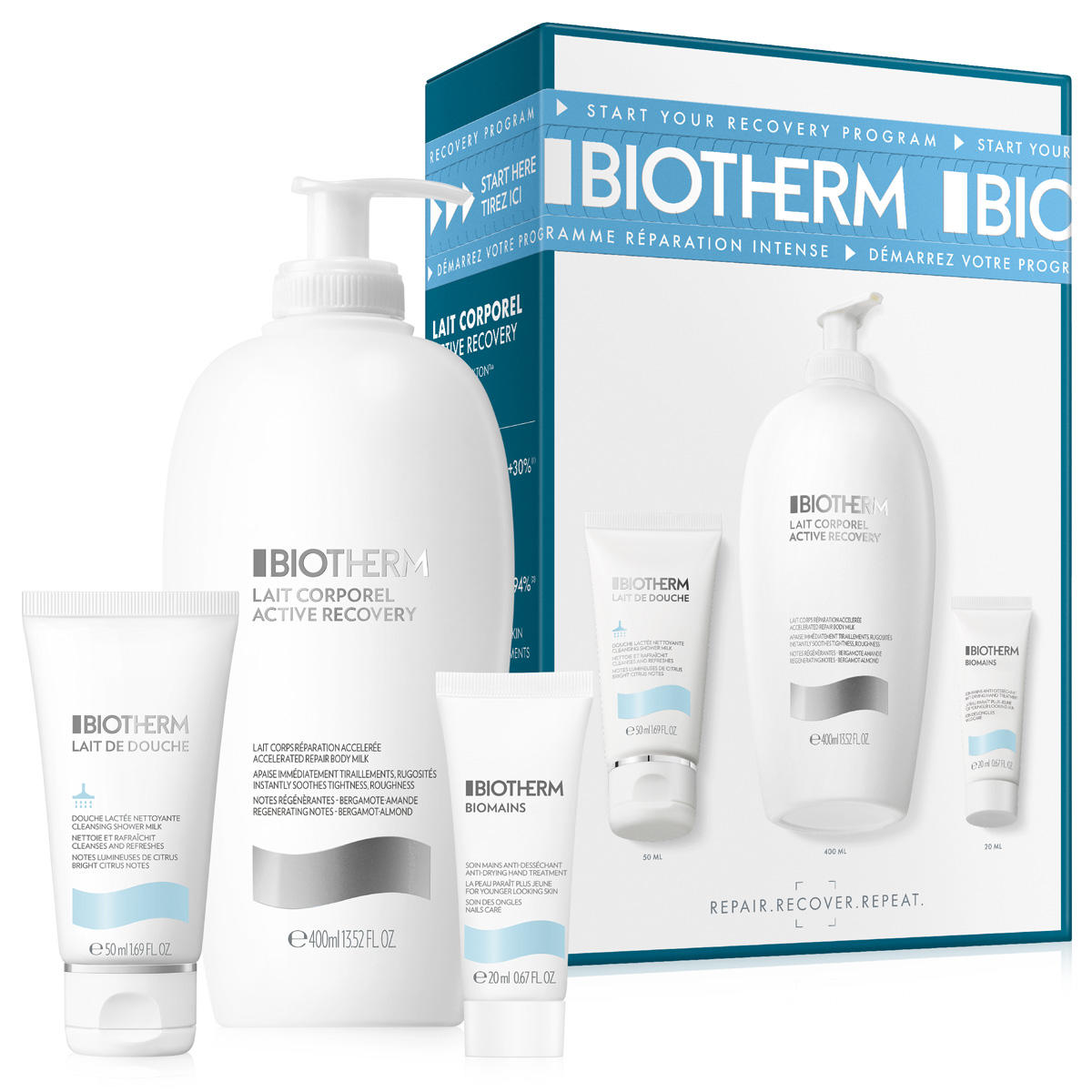 Biotherm Lait Corporel Intense Routine Set  - 1
