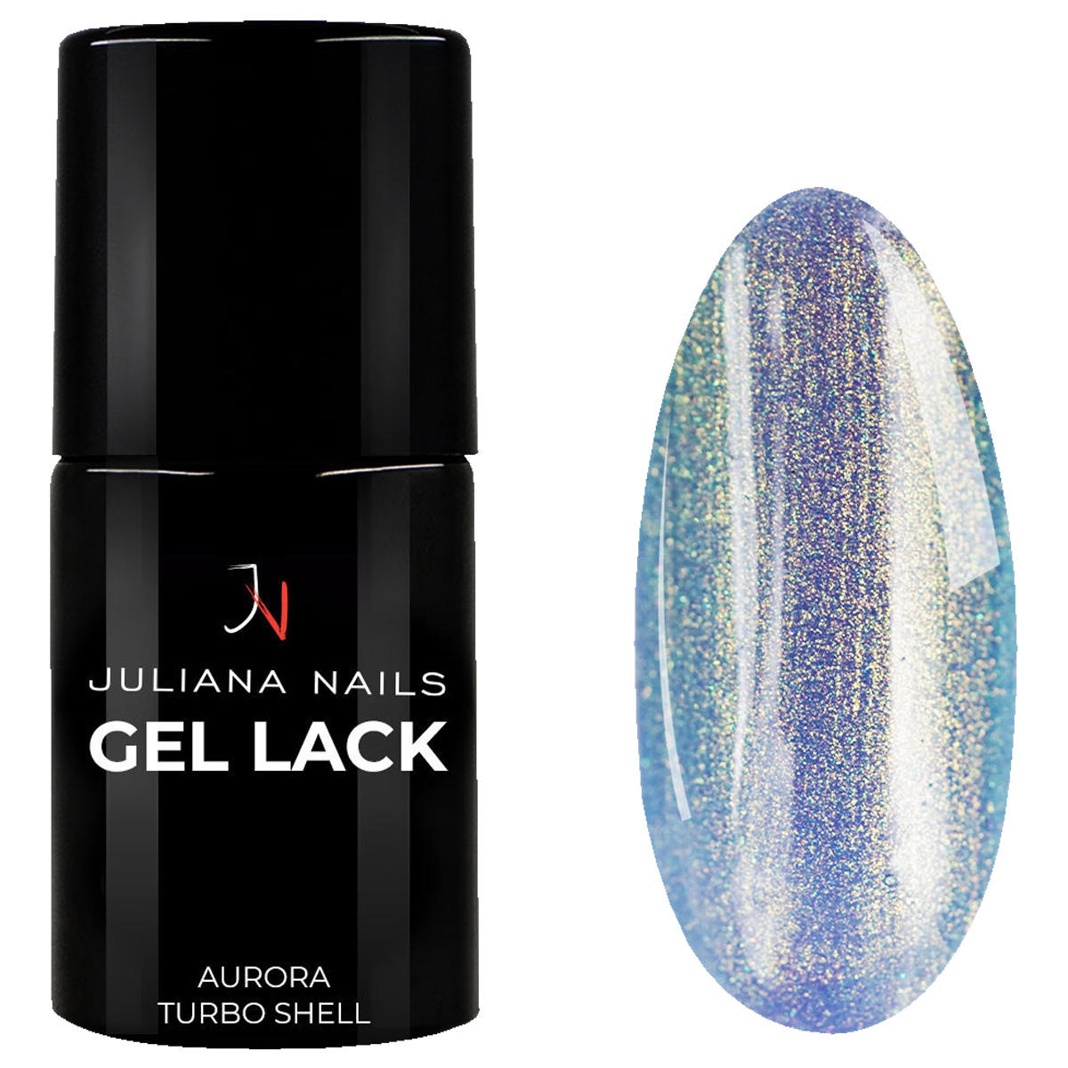 Juliana Nails Gel Lack Aurora Turbo Shell 6 ml - 1