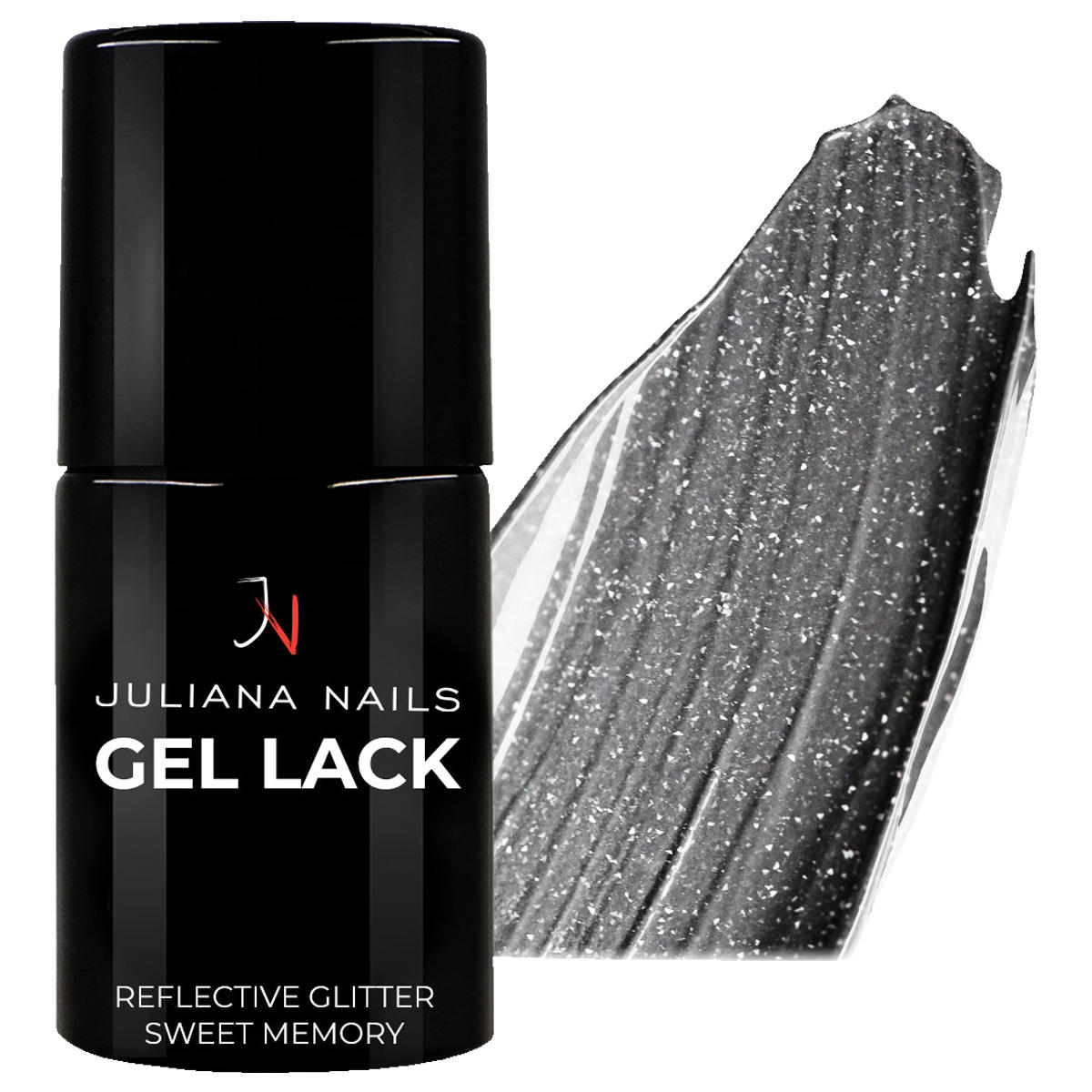 Juliana Nails Gel Lack Reflective Glitter Sweet Memory 6 ml - 1