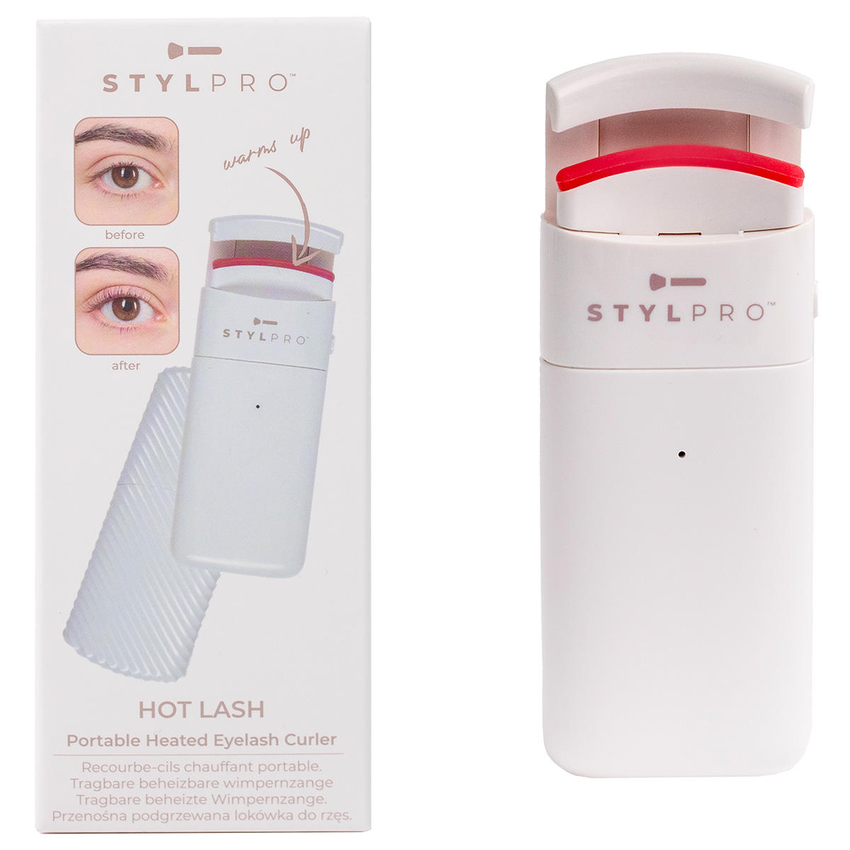 STYLPRO Hot Lash Portable Heated Eyelash Curler  - 1