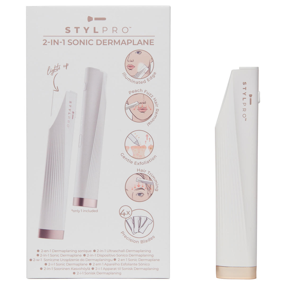 STYLPRO 2-in1 Sonic Dermaplane  - 1