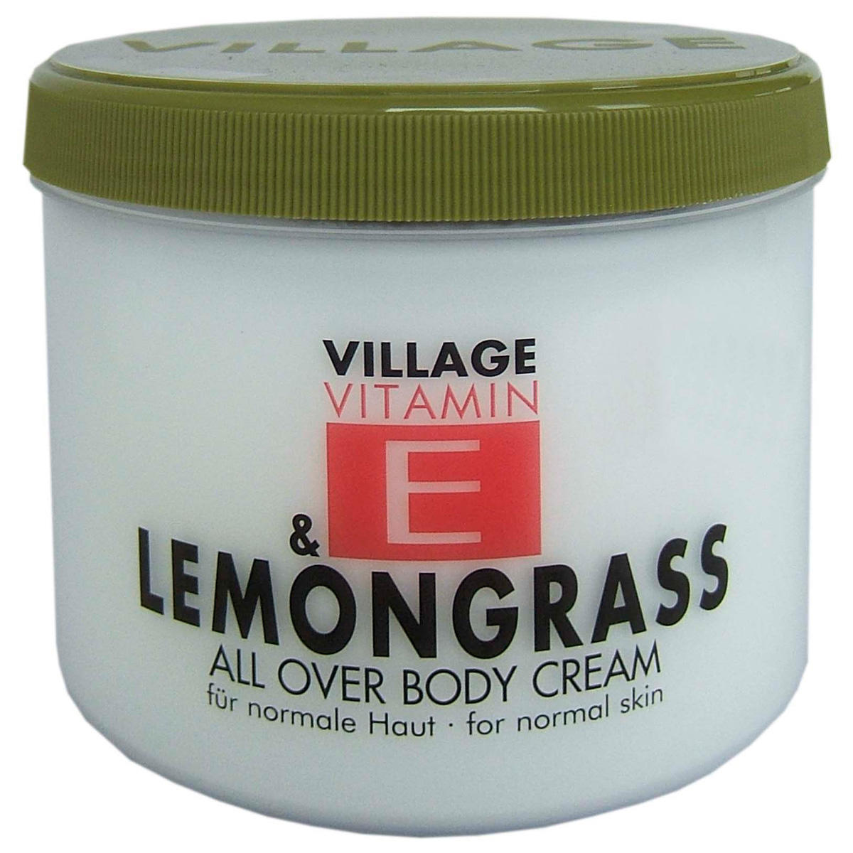 Village Vitamin E Lemongrass Body Cream 500 ml - 1