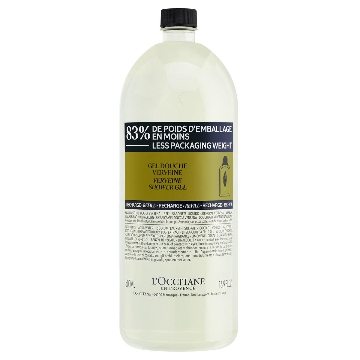 L'Occitane Verbene Recambio de gel de ducha 500 ml - 1