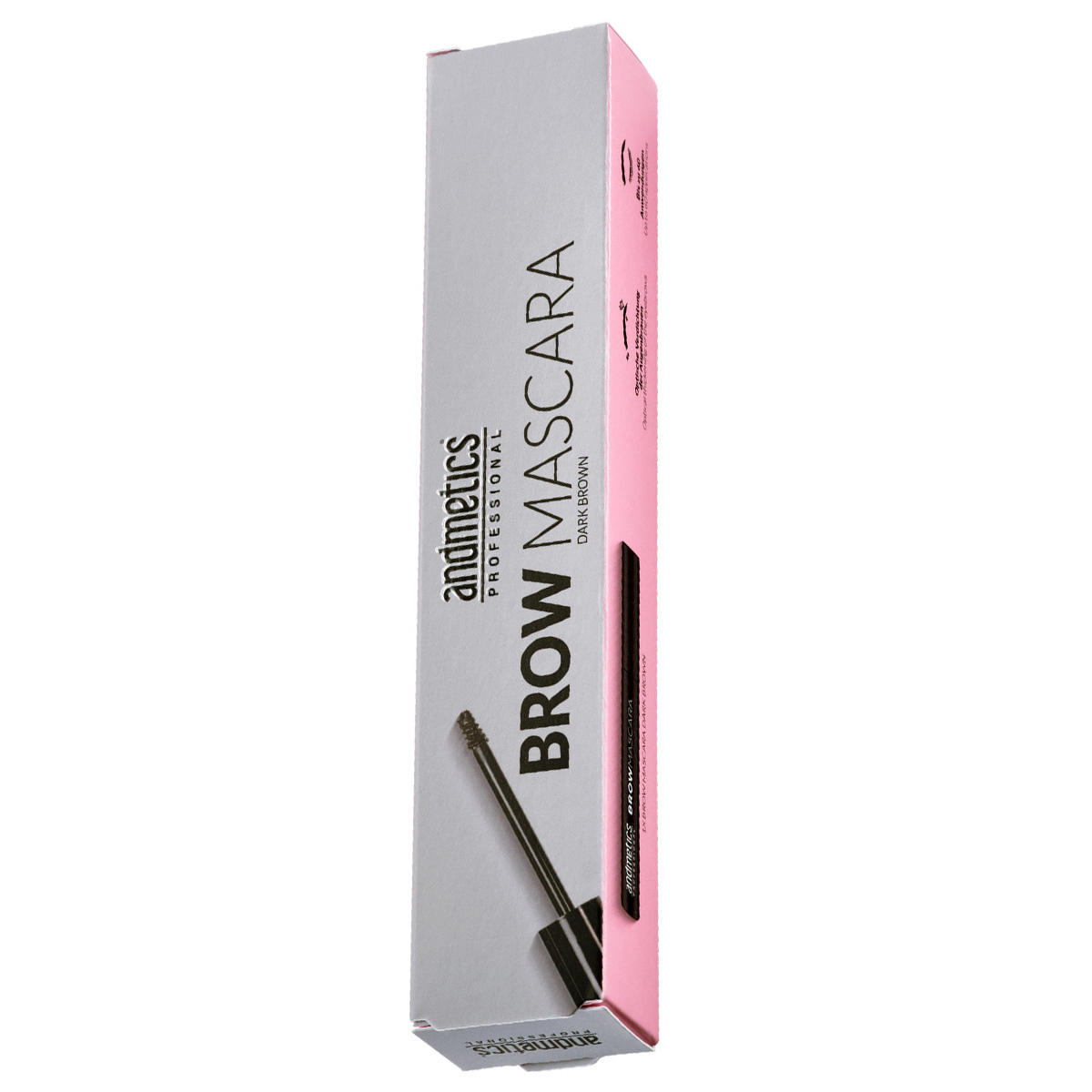 andmetics professional Brow Mascara Dark Brown 6,5 ml - 1