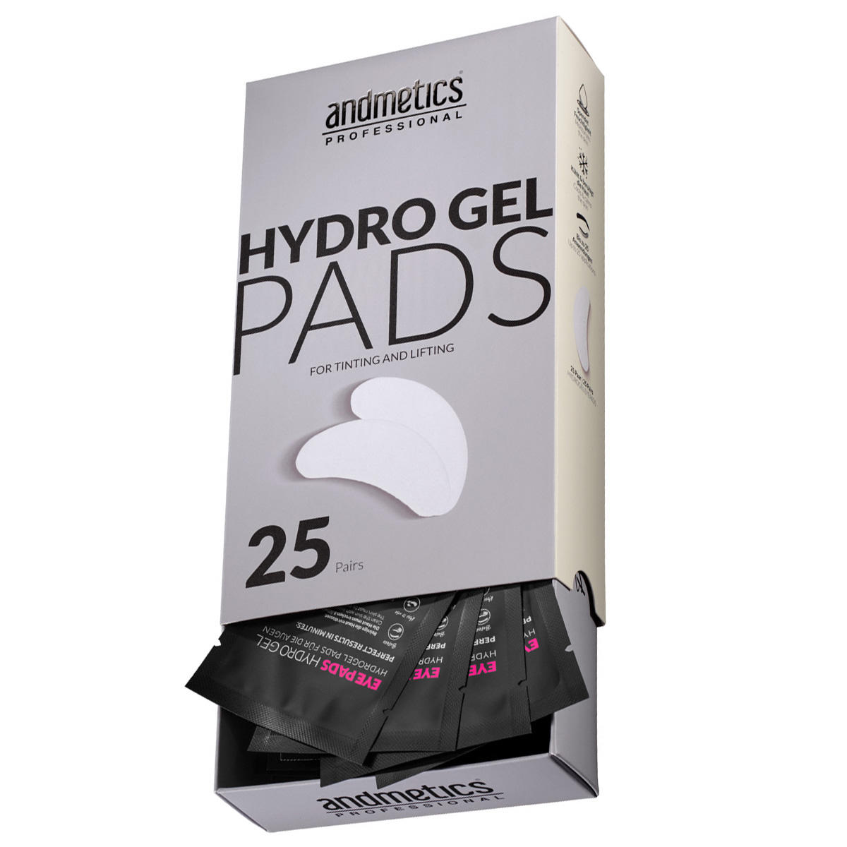 andmetics professional Hydro Gel Pads 25 Paar - 1