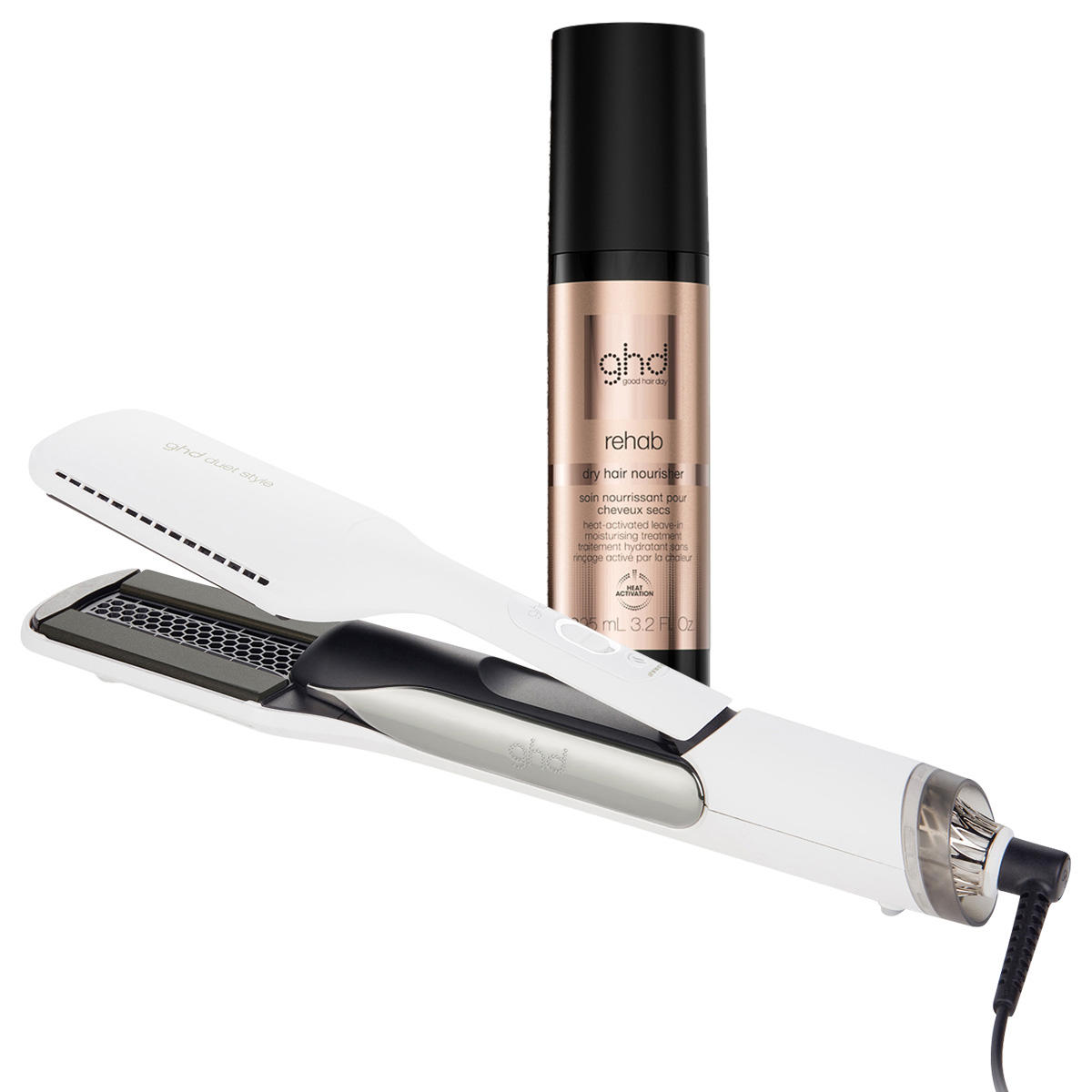 ghd Air Styler white + rehab dry Set  - 1