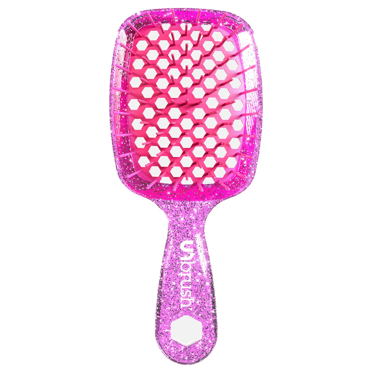 UNbrush Detangling Hair Brush Mini Rose Quartz - 1