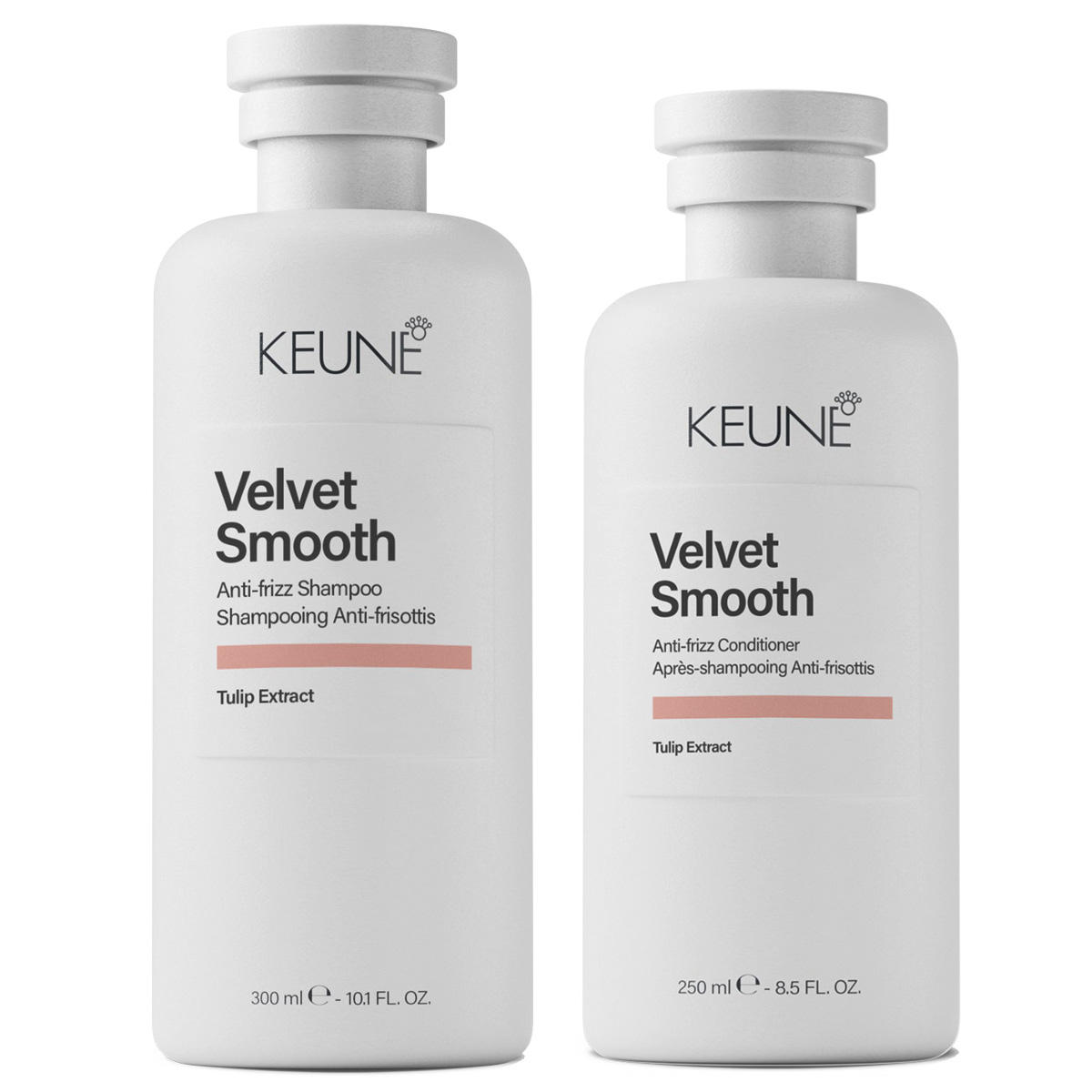 KEUNE Velvet Smooth Anti-Frizz Shampoo & Conditioner Set  - 1