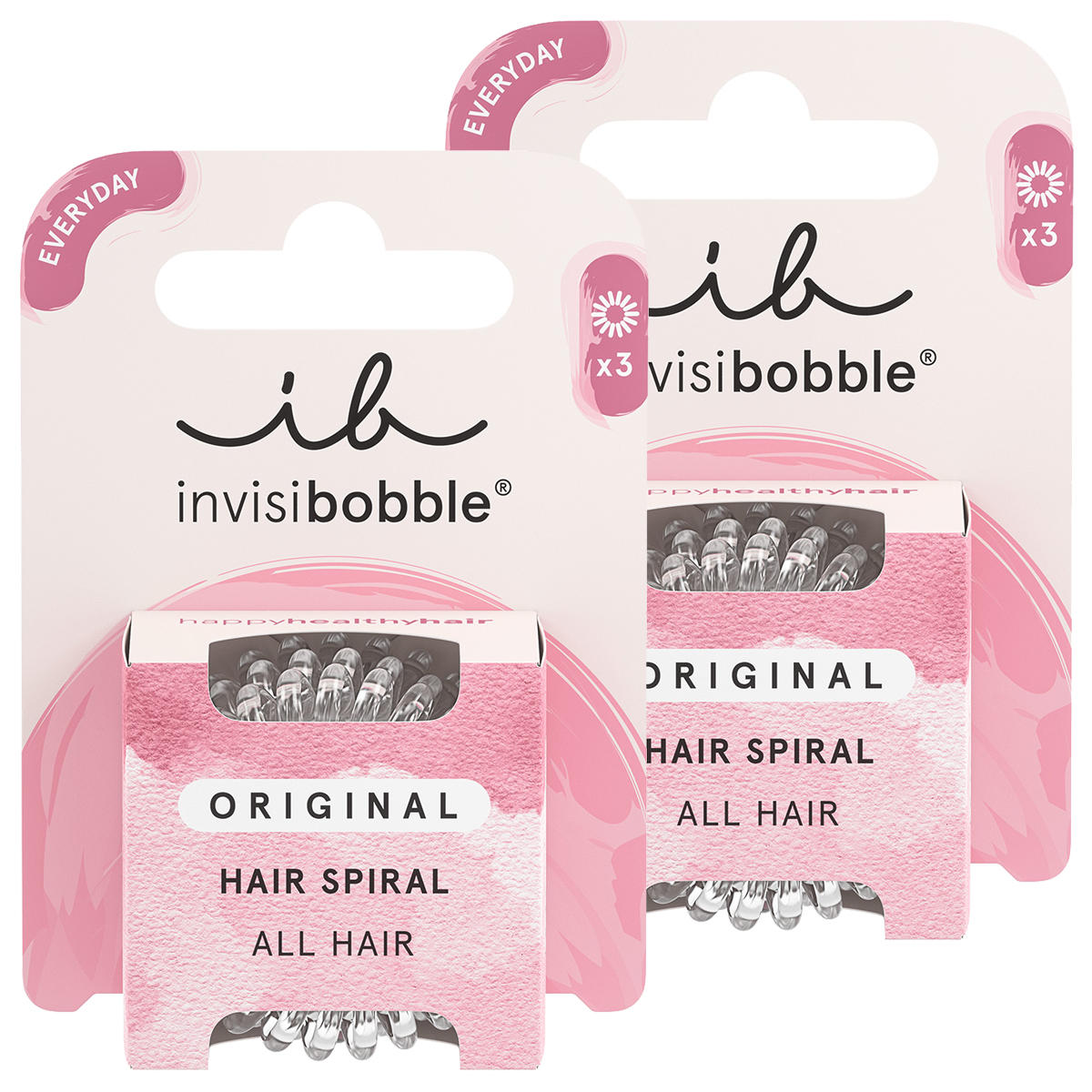 invisibobble Haargummis Set (transparent) 6 Stück - 1