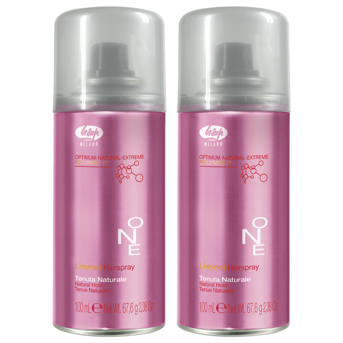 Lisap Lisynet Hairspray ONE Natural Duo 2 x 100 ml - 1