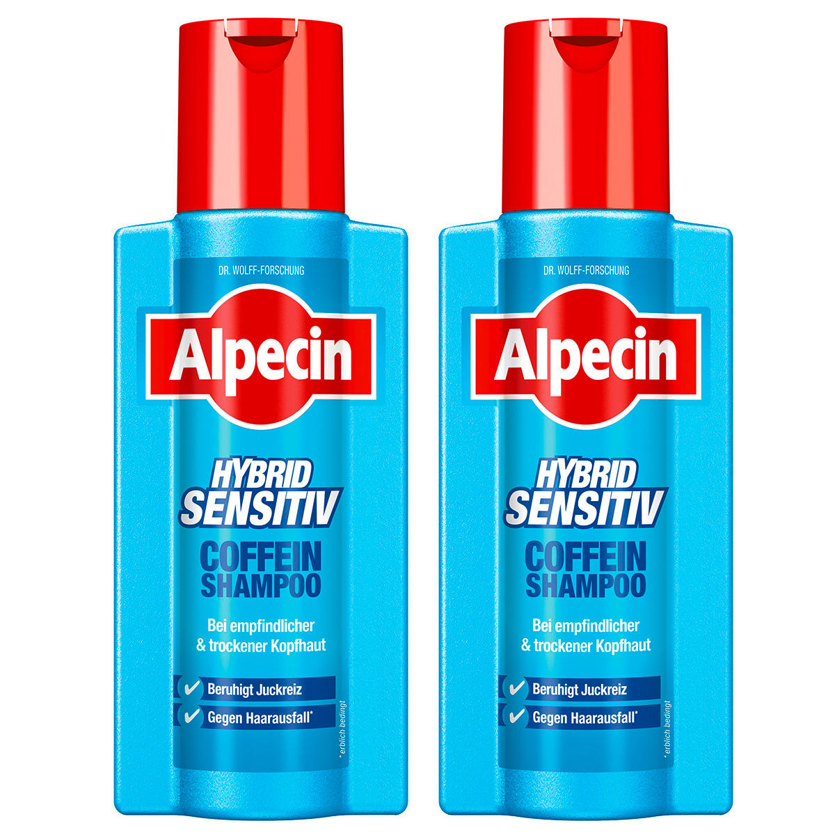 Alpecin Hybrid Sensitiv Coffein Shampoo Duo 500 ml - 1