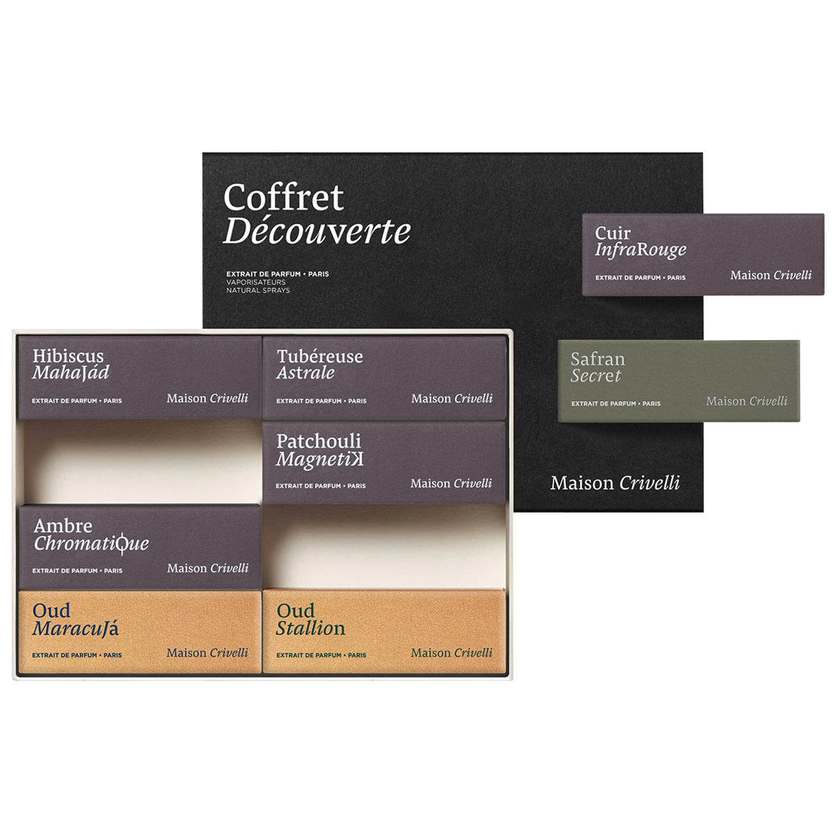 Maison Crivelli Discovery Set Extraits 8 x 1,5 ml - 1
