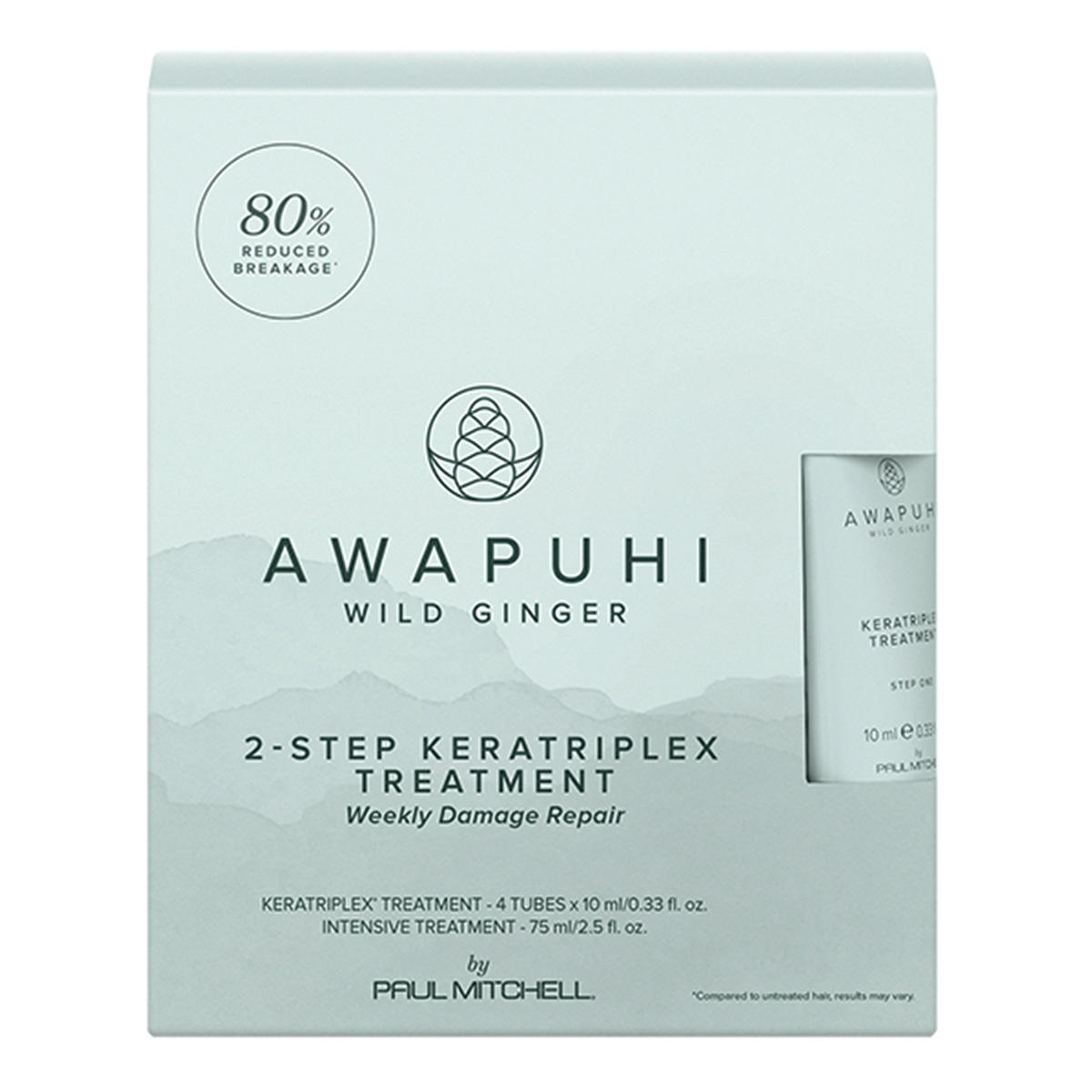 Paul Mitchell Awapuhi Wild Ginger 2-Step Keratriplex Treatment 4 x 10 ml - 1