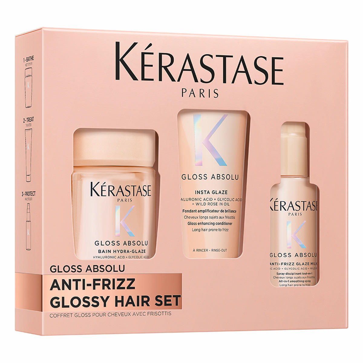 Kérastase Gloss Absolu Anti-Frizz Glossy Hair Set  - 1