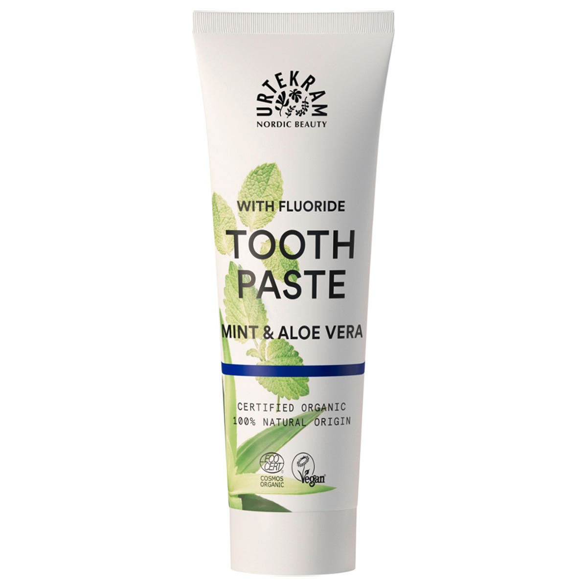 URTEKRAM Tooth Paste Mint & Aloe Vera With Fluoride 75 ml - 1