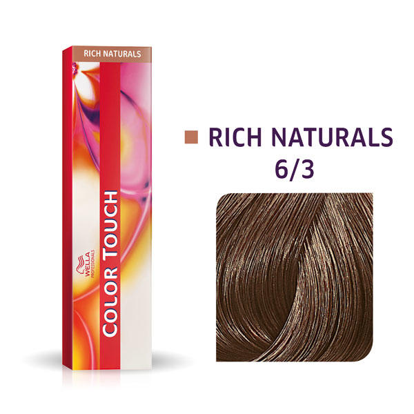 Wella Color Touch Rich Naturals 6/3 Dunkelblond Gold - 1