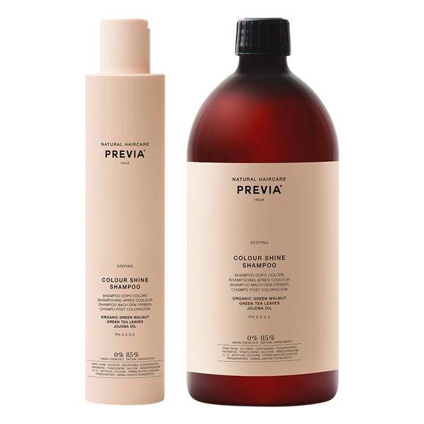 PREVIA Keeping Colour Shine Shampoo met groene walnoot  - 1