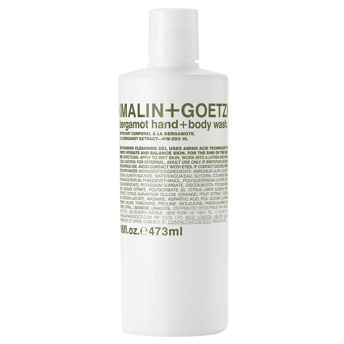(MALIN+GOETZ) Bergamot Hand + Body Wash  - 1