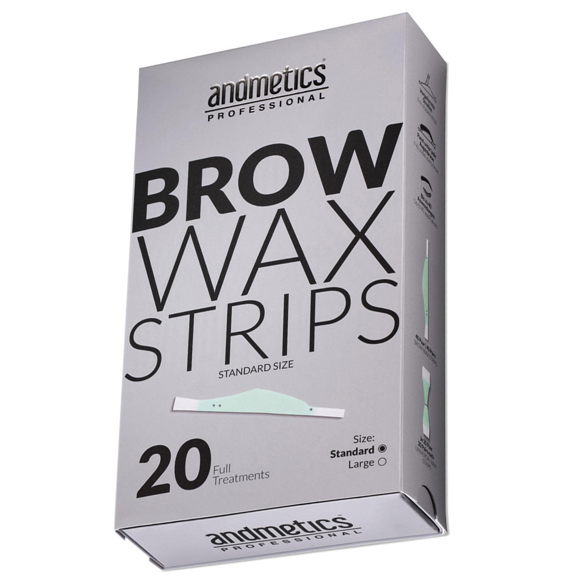 andmetics professional Brow Wax Strips Standard  - 1