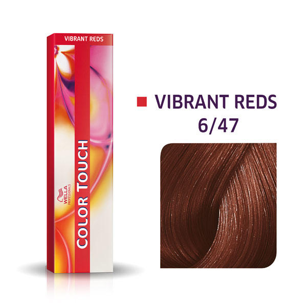 Wella Color Touch Vibrant Reds 6/47 Dunkelblond Rot Braun - 1