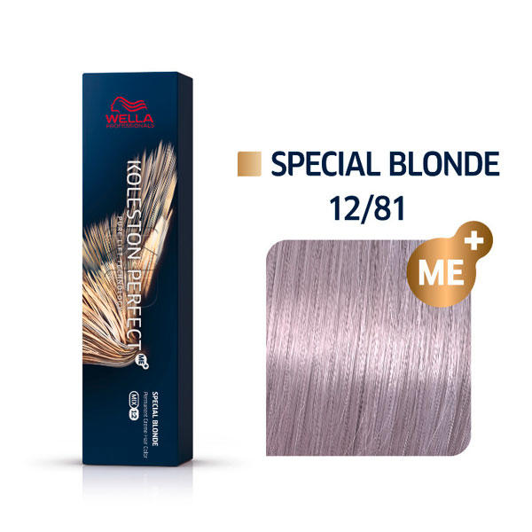 Wella Koleston Perfect ME+ Special Blonde 12/81 Blond Perl Asch, 60 ml - 1