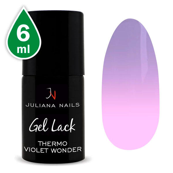 Juliana Nails Gel Lack Thermo Effekt Violet Wonder, Flasche 6 ml - 1