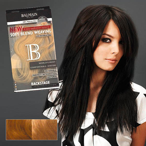 Balmain Soft Blend Weaving Extensions 40 cm 22/613 Very Light Gold Blond/Extra Light Blond - 1