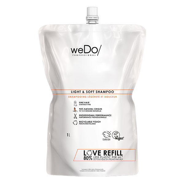 weDo/ Light & Soft Shampoo Refill 1 Liter - 1