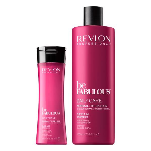 Revlon Professional Be Fabulous Daily Care Normal/Thick Hair C.R.E.A.M. Shampoo  - 1