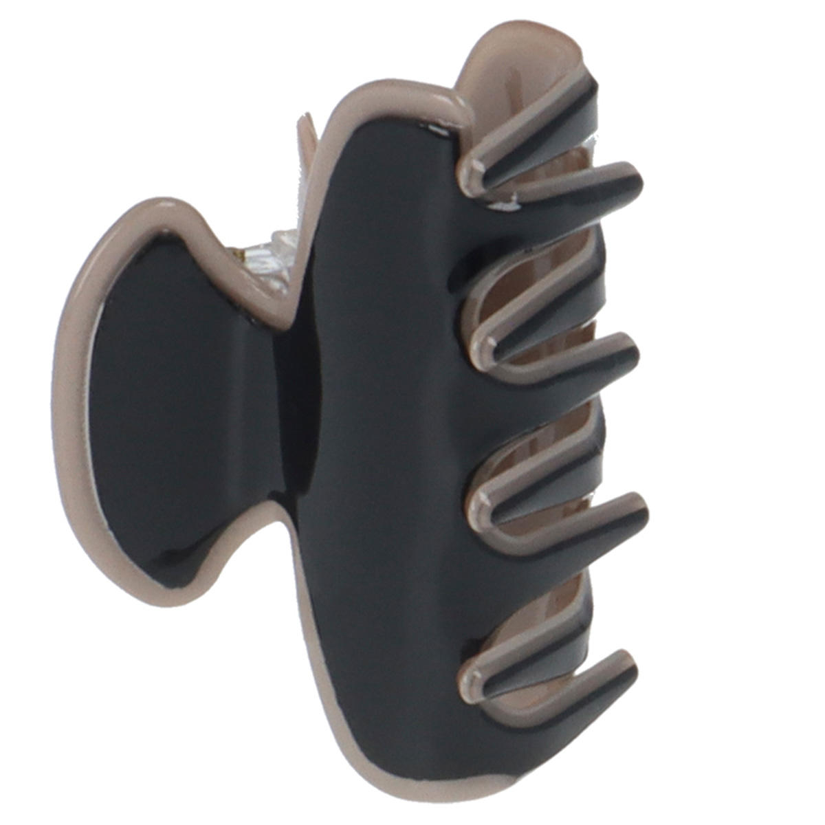 Solida Pince à cheveux noir/beige  - 1