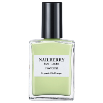 NAILBERRY L'Oxygéné Oxygenated Nail Lacquer Pistachi-Oh! Samtig-leichtes Grün 15 ml - 1