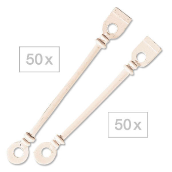 Efalock Rundgummilaschen mit Distanzring  - 1